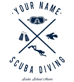 Scuba t-shirt design 12