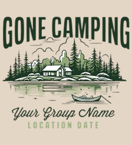 Create Camping Custom T-Shirts - Custom Printed Tees at Uberprints