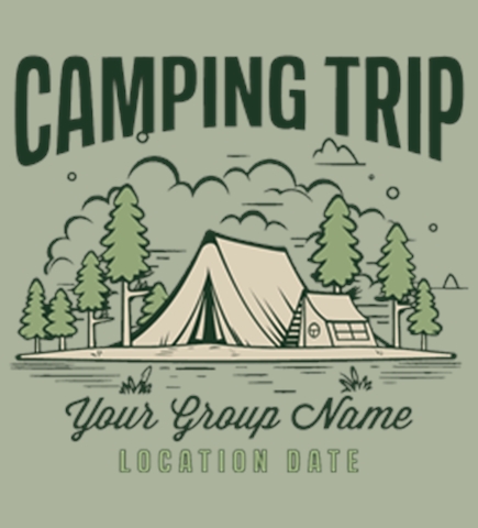 Camping t-shirt design 8