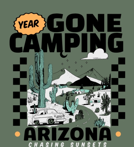 Create Camping Custom T-Shirts - Custom Printed Tees at Uberprints