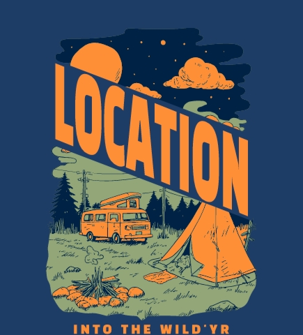 Create Camping Custom T-Shirts - Custom Printed Tees at Uberprints