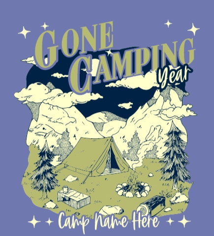 Create Camping Custom T-Shirts - Custom Printed Tees at Uberprints