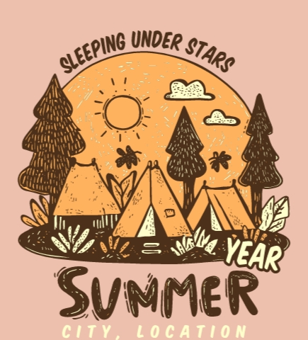 Create Camping Custom T-Shirts - Custom Printed Tees at Uberprints