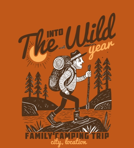 Create Camping Custom T-Shirts - Custom Printed Tees at Uberprints