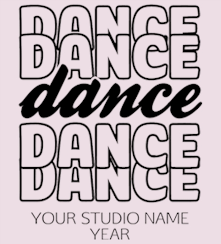 Dance t-shirt design 3