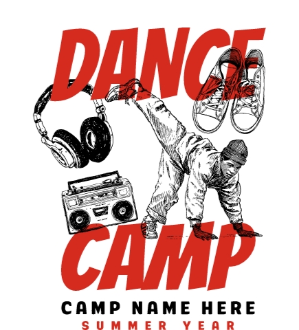 Summer Camp t-shirt design 47