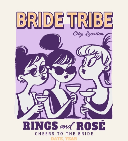 Bridesmaids t-shirt design 17