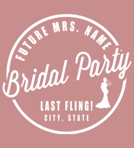 Bridesmaids t-shirt design 61