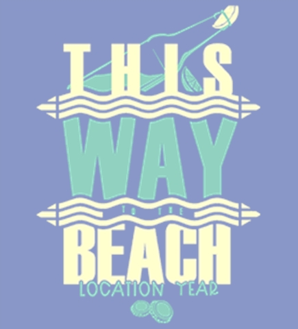 Beach t-shirt design 19