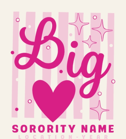 Big Little t-shirt design 3