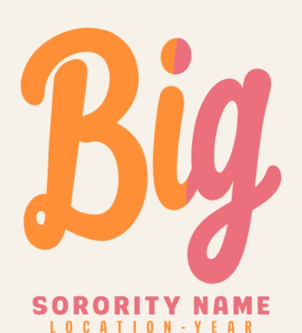 Big Little t-shirt design 11