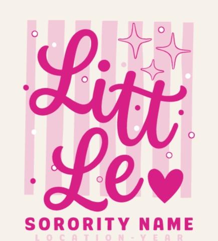 Big Little t-shirt design 5