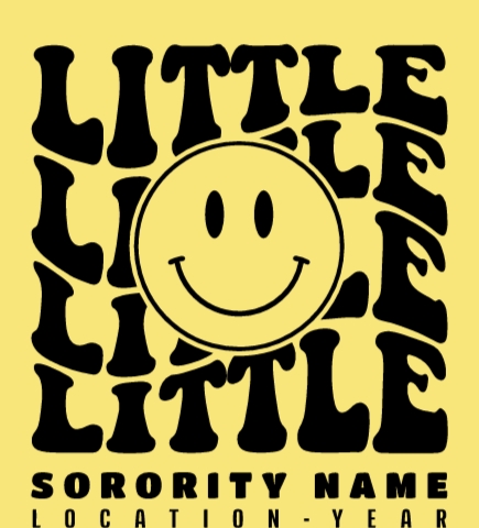 Big Little t-shirt design 9