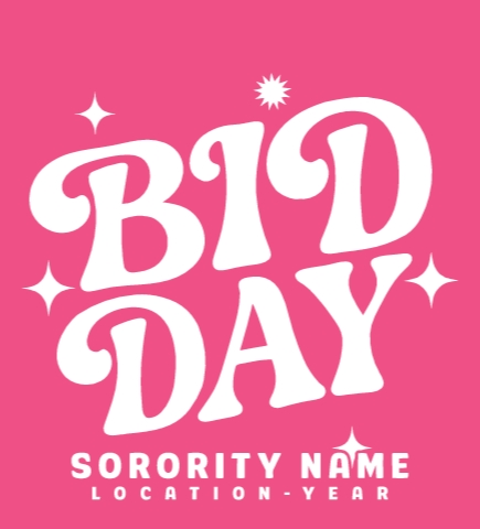 Bid Day t-shirt design 4