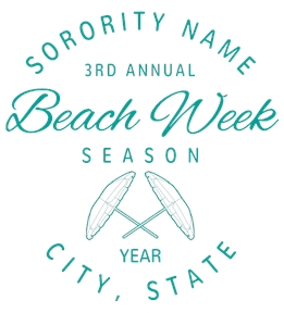 Sorority Templates t-shirt design 98