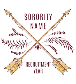 Sorority Templates t-shirt design 102