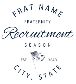 Fraternity Templates t-shirt design 60