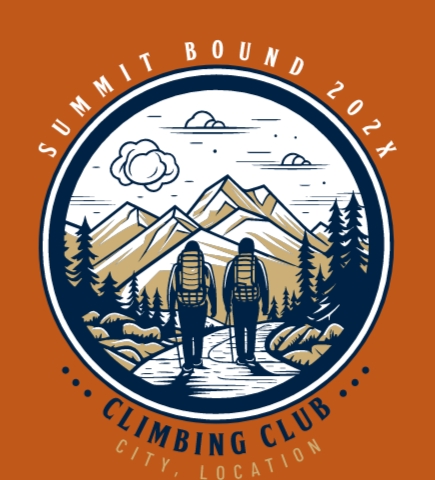 Rock Climbing t-shirt design 4