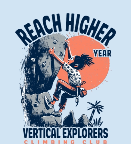 Rock Climbing t-shirt design 2