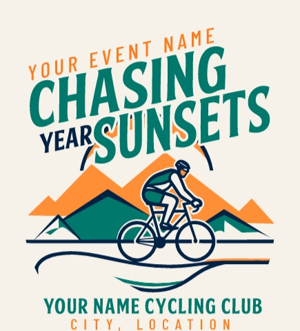 Biking t-shirt design 3