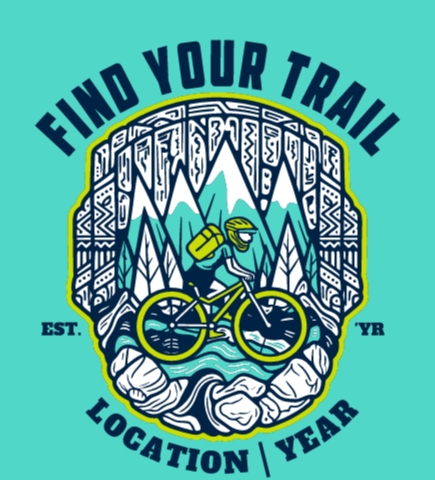 Biking t-shirt design 9