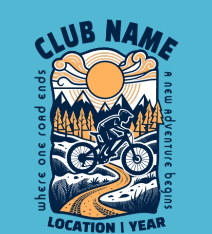 Biking t-shirt design 8