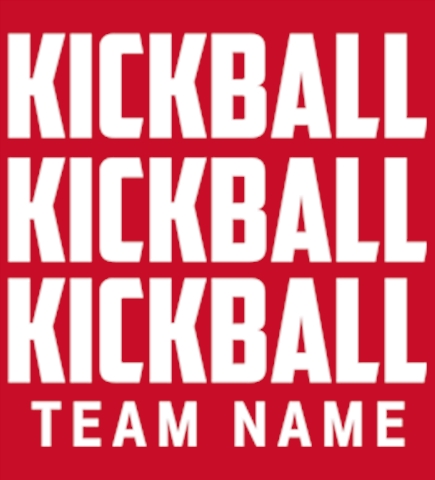 Kickball t-shirt design 15