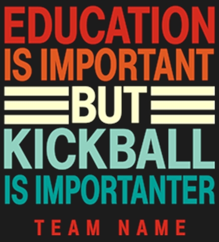 Create Custom Kickball Shirts for your Kickball Team | UberPrints.com