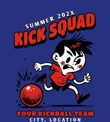Create Custom Kickball Shirts for your Kickball Team | UberPrints.com