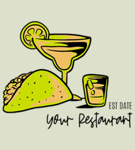 Restaurant t-shirt design 45