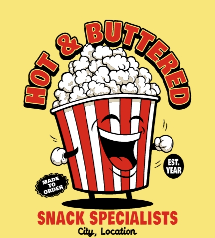 Restaurant t-shirt design 5