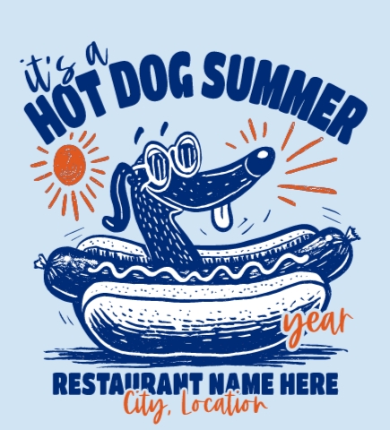 Restaurant t-shirt design 11