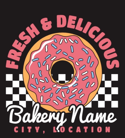 Create custom shirts for your bakery - Design Online at UberPrints.com
