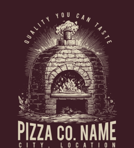 Restaurant t-shirt design 9