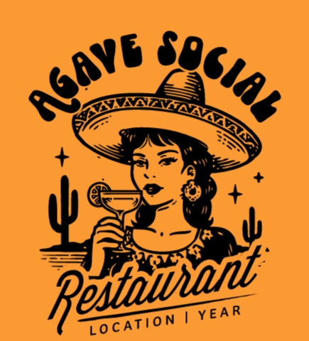 Restaurant t-shirt design 8