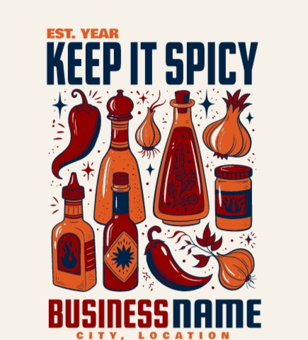 Restaurant t-shirt design 38
