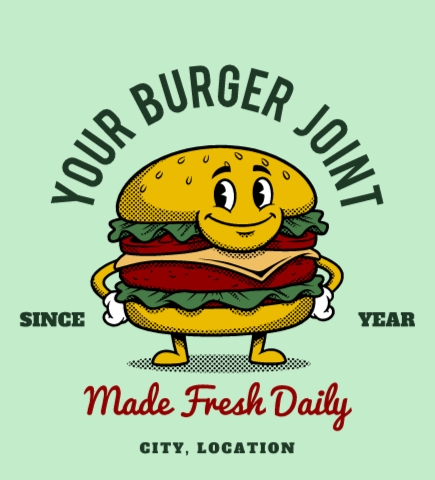 Restaurant t-shirt design 35