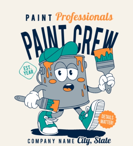 Painting t-shirt design 1