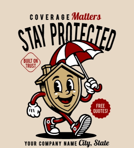 Insurance t-shirt design 2