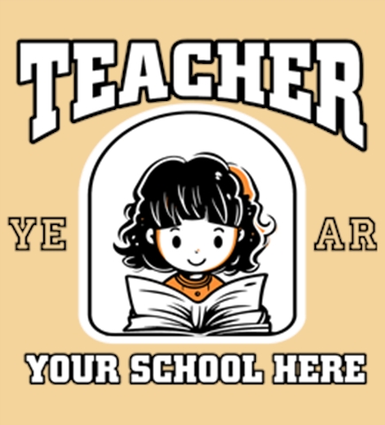 Teacher t-shirt design 4