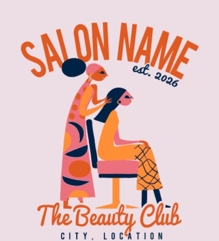 Salon/Barber t-shirt design 1