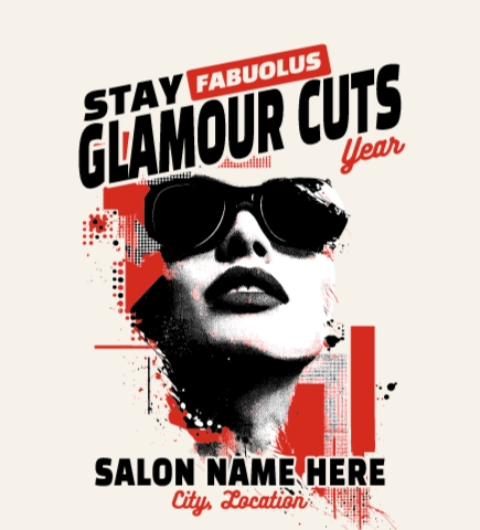 Salon/Barber t-shirt design 3