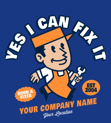 Mechanic t-shirt design 1