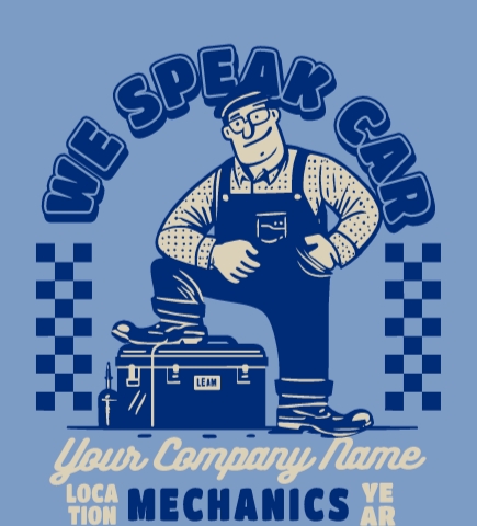 Mechanic t-shirt design 2