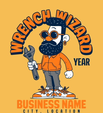 Mechanic t-shirt design 3