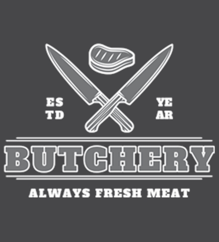 Butcher t-shirt design 2