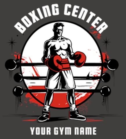 Boxing t-shirt design 6