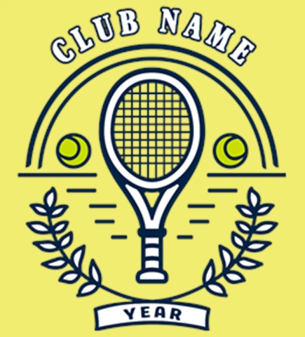 Tennis t-shirt design 6