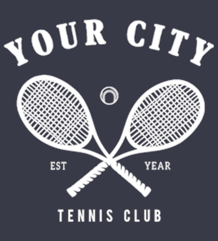 Tennis t-shirt design 15