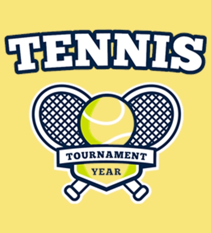 Tennis t-shirt design 12